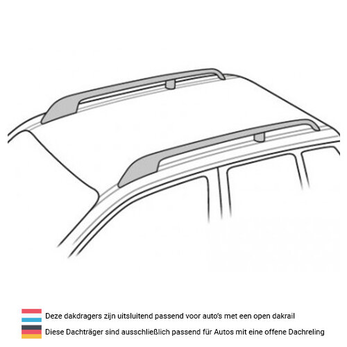 Dakdragers Audi A4 Avant (B7) Stationwagon 2005 t/m 2007