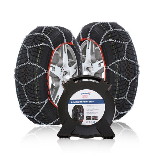 Sneeuwkettingen Pewag Nordic Star 9mm Citroen Nemo 2008 t/m 2015 voor bandenmaat 195/55R16