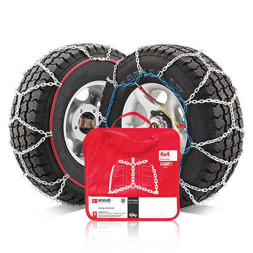 Sneeuwkettingen Snovit SUV / 4X4 / Camper / Bestelbus - 16mm Land Rover Range Rover 2002 t/m 2012 voor bandenmaat 255/55R19