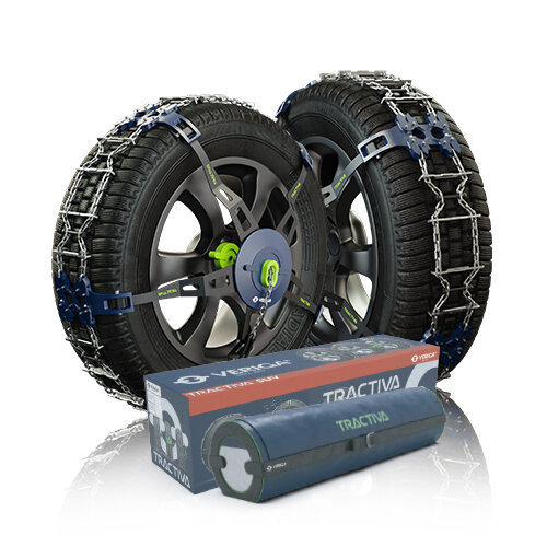 Loopvlak sneeuwkettingen Veriga Tractiva SUV Bmw X5 2000 t/m 2006 voor bandenmaat 255/55R18