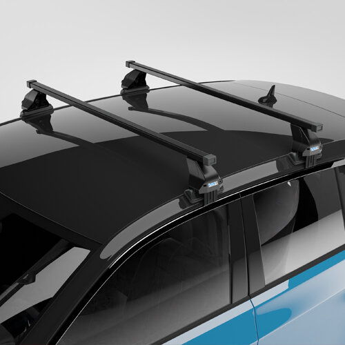 Dakkoffer Artplast 400 liter antraciet/carbon + dakdragers Toyota Aygo 5 deurs hatchback 2014 t/m 2021