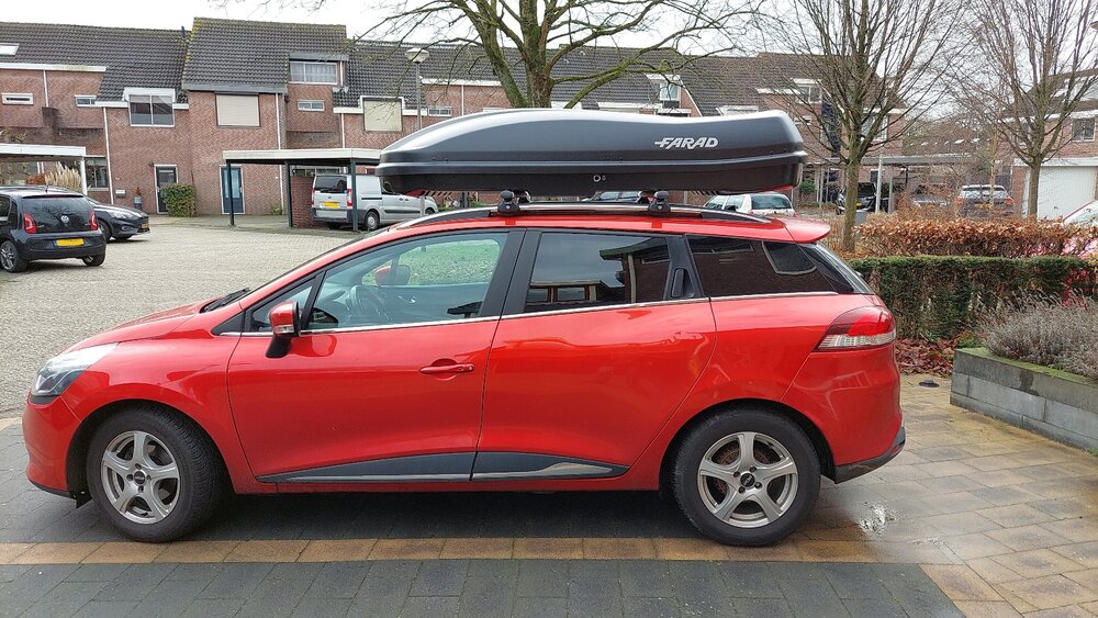 Dakkoffer 680 liter Farad Marlin N7 skibox zwart