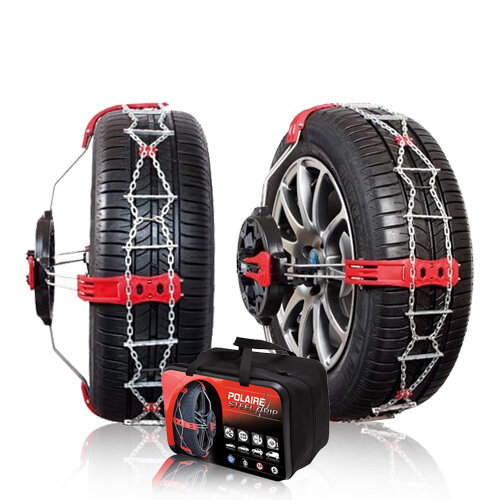 Loopvlak sneeuwkettingen Modula polaire grip steel Jeep Grand Cherokee 2006 t/m 2010 voor bandenmaat 285/40R20