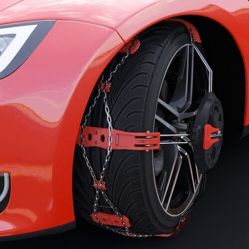 Loopvlak sneeuwkettingen Modula polaire grip steel Porsche Panamera vanaf 2016 voor bandenmaat 315/35R20