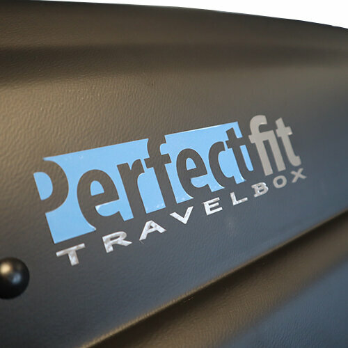 Dakkoffer 500 liter Perfect Fit travelbox Mat zwart