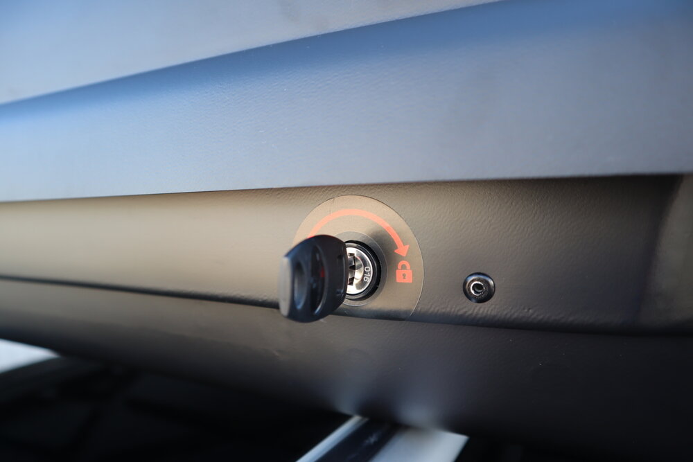 Dakkoffer PerfectFit 400 Liter + dakdragers Mini One 5 deurs hatchback 2014 t/m 2018
