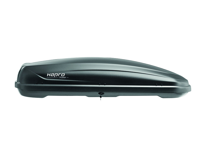 Dakkoffer Hapro Traxer 6.6 Antraciet + dakdragers Mitsubishi Outlander vanaf 2013 voor gesloten dakrail