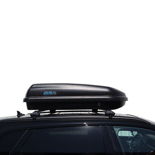 Dakkoffer PerfectFit 400 Liter + Dakdragers BMW 3 Serie Touring (E91) Stationwagon 2005 t/m 2013