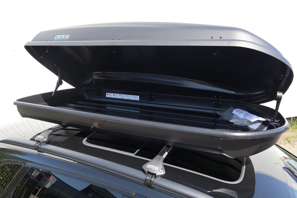 Dakkoffer PerfectFit 500 Liter + dakdragers Ford Edge vanaf 2016 voor gesloten dakrail