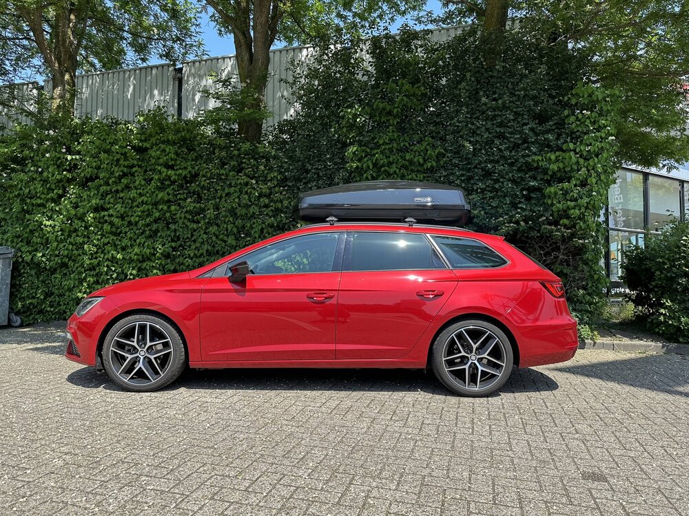 Dakkoffer Modula Ciao 430 Liter + Dakdragers Audi A4 Avant (B8/BK) Stationwagon 2007 t/m 2015