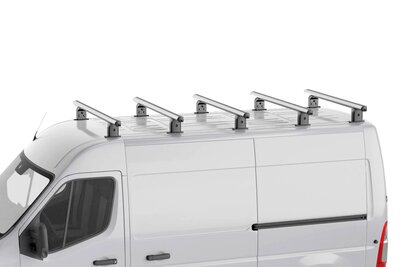 Dakdragers Opel Movano 2010 t/m 2021 set van 5 aluminium