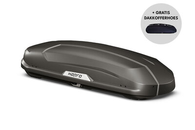 Hapro dakkoffer Trivor 440 liter - Supermatt antraciet
