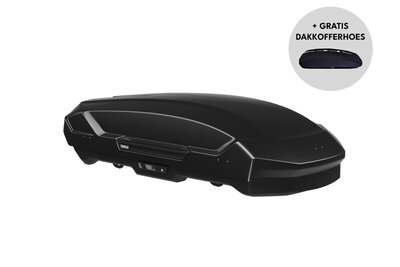 Thule dakkoffer Motion 3 M 400 liter - Mat zwart