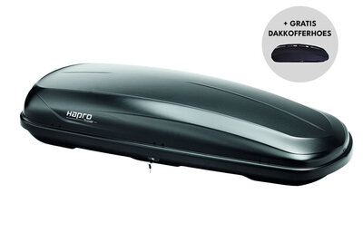 Hapro dakkoffer Traxer 8.6 530 liter - Antraciet