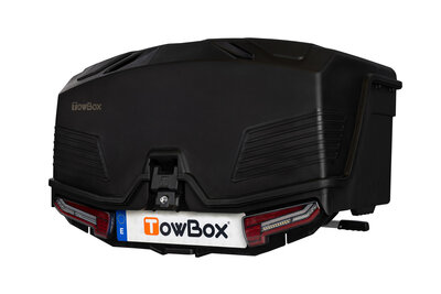 Towbox Alpha - Trekhaakkoffer zwart 330 L