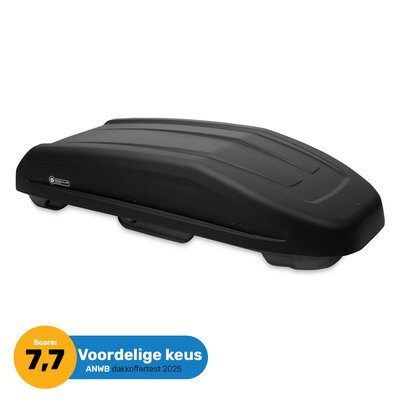 Modula dakkoffer Evo 470 liter - Mat zwart - Voordelige keuze ANWB