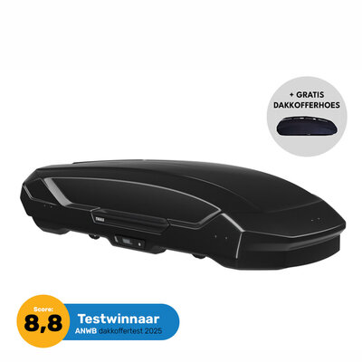 Thule dakkoffer Motion 3 L 450 liter - Glans zwart