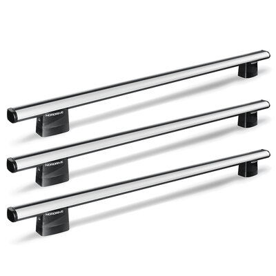 Nordrive dakdragers Nissan NV200 09/2009 t/m 09/2021 set van 3 aluminium