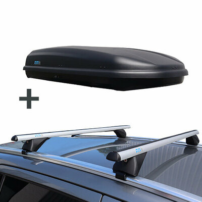 PerfectFit dakkoffer 500 liter + PerfectFit dakdragers Suzuki Swace vanaf 2021