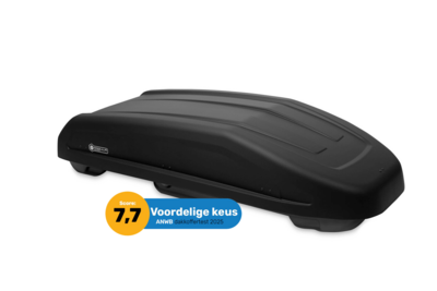 Modula dakkoffer Evo 470 liter - Mat zwart - Voordelige keuze ANWB