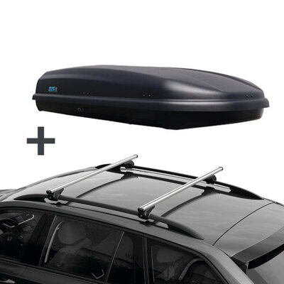PerfectFit dakkoffer 500 liter + Nordrive dakdragers Fiat Croma 05/2005 t/m 04/2011