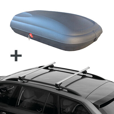ArtPlast dakkoffer 320 liter + Nordrive dakdragers Volkswagen Caddy Maxi Life 09/2007 t/m 08/2015