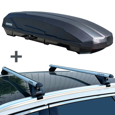 PerfectFit dakkoffer Veltron 450 liter + PerfectFit dakdragers Nio EL8 vanaf 2023