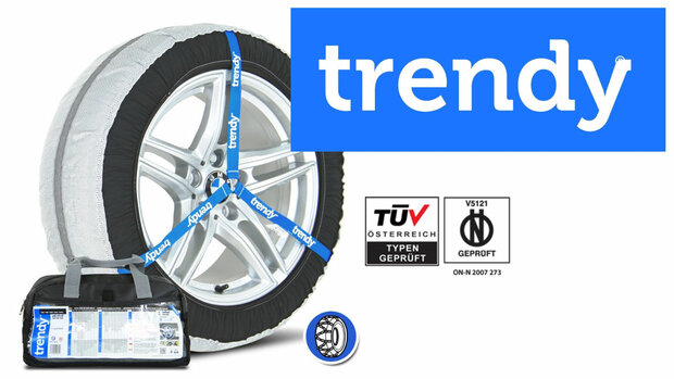 Trendy sneeuwsok voor bandenmaat 245/25R18