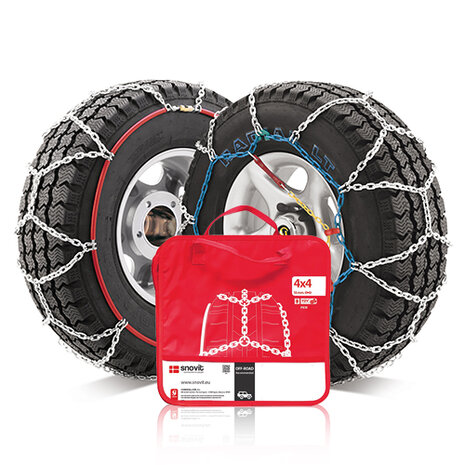 Sneeuwkettingen Snovit SUV / 4X4 / Camper / Bestelbus - 16mm BMW X6 vanaf 2014 voor bandenmaat 255/50R19