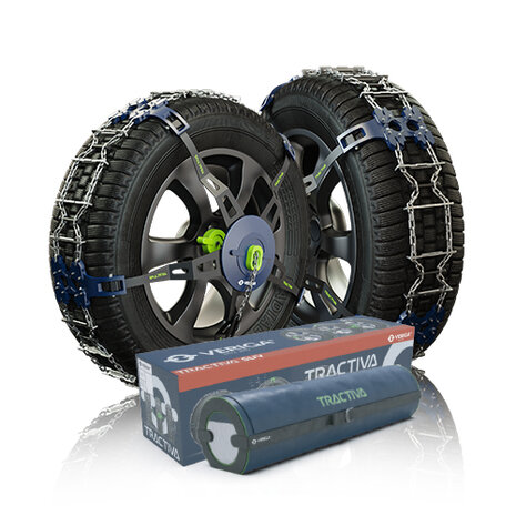 Loopvlak sneeuwkettingen Veriga Tractiva SUV Bmw X5 2000 t/m 2006 voor bandenmaat 285/45R19