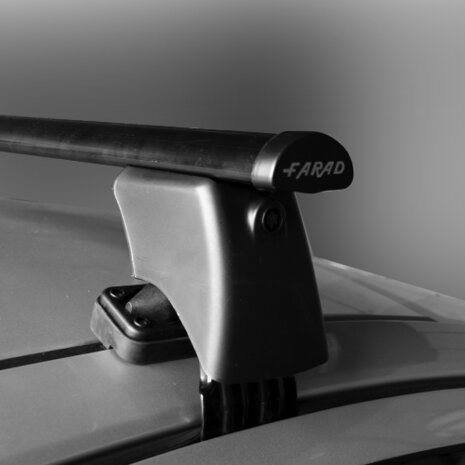 Dakkoffer Farad Crub N18 430 Liter + dakdragers Honda Jazz 5 deurs hatchback vanaf 2014