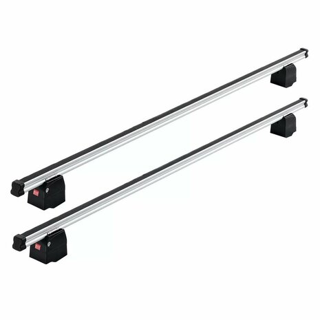 Dakdragers Fiat Dobl&ograve; bestel/personenbus L1-L2-L3 2010 t/m 2022 set van 2 aluminium