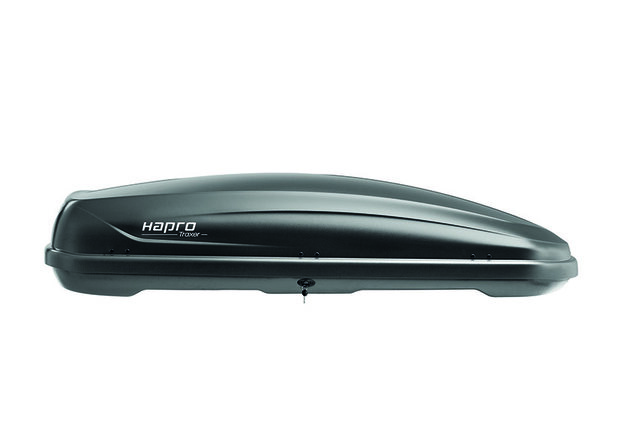 Dakkoffer Hapro Traxer 6.6 Antraciet + dakdragers Mini Cooper (F55-F56) vanaf 2014 voor gesloten dakrail