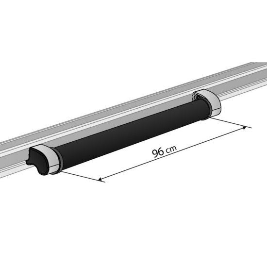 Opsteekrol Nordrive voor stalen dragers 96 cm
