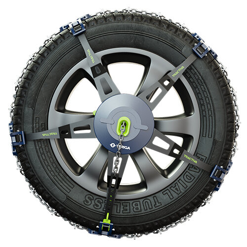 Loopvlak sneeuwkettingen Veriga Tractiva SUV Land Rover Range Rover Velar vanaf 2017 voor bandenmaat 255/55R19
