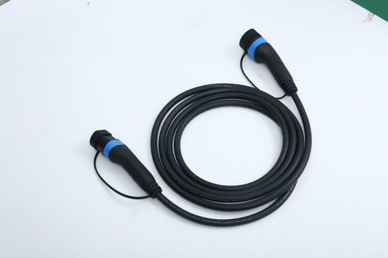 Laadkabel 5 meter type 2 Topkwaliteit 3 fase 16A tot 11kW - Met gratis opbergtas