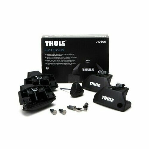 Thule Evo Clamp 7106 - Voetset Thule dakdragers - Gesloten/dichte dakrails