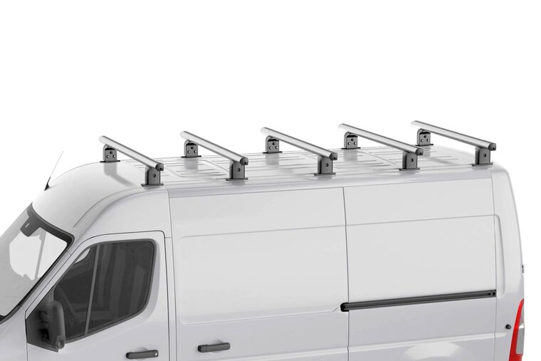 Dakdragers Opel Movano 2010 t/m 2021 set van 5 aluminium