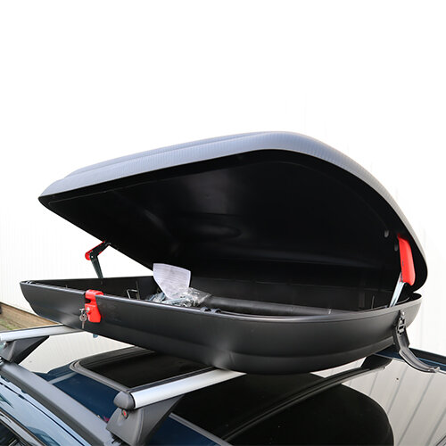 ArtPlast dakkoffer 320 liter + PerfectFit dakdragers Nissan Micra 5 deurs hatchback 2010 t/m 2017