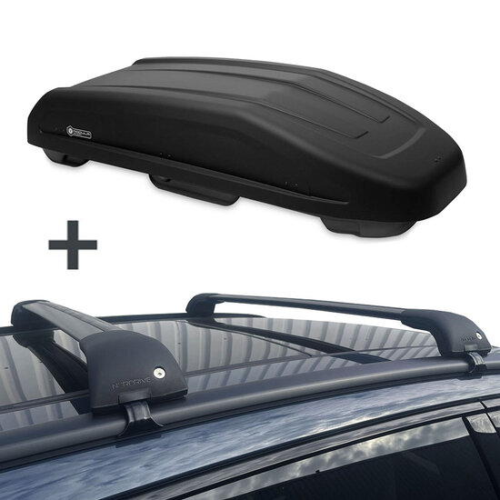 Modula dakkoffer Evo 550 liter + Nordrive dakdragers Skoda Kodiaq vanaf 2024