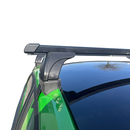PerfectFit dakkoffer 440 liter + Nordrive dakdragers Fiat Grande Punto 5 deurs hatchback 09/2005 t/m 04/2012