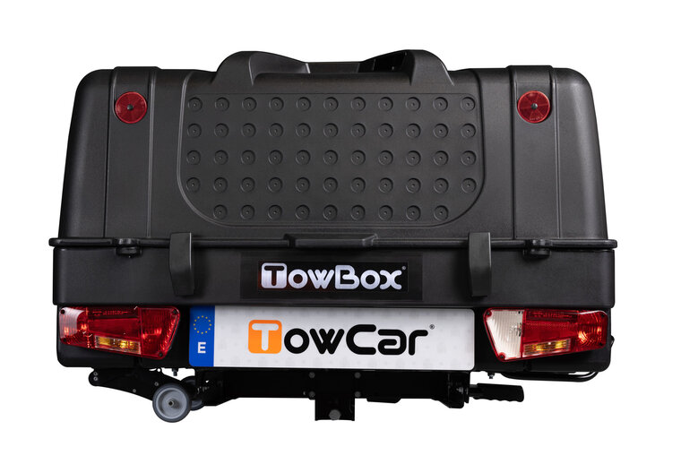 Towbox V1 - Trekhaakkoffer Zwart 300 L