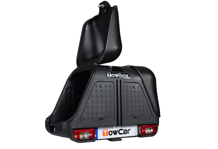 Towbox V2 - Trekhaakkoffer Zwart 390 L