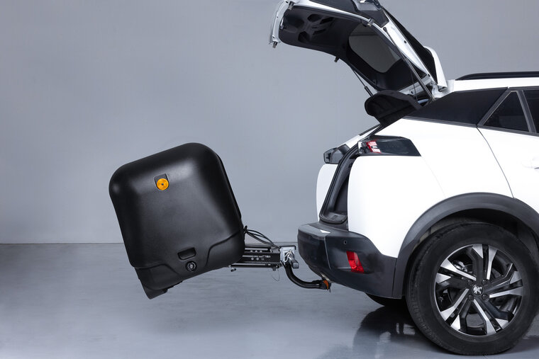 Towbox V2 - Trekhaakkoffer Zwart 390 L
