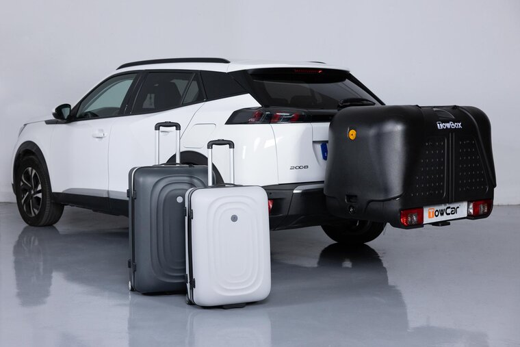 Towbox V2 - Trekhaakkoffer Zwart 390 L
