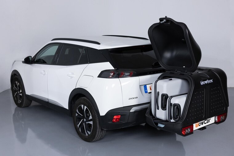 Towbox V2 - Trekhaakkoffer Zwart 390 L