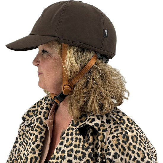 Vizorz SwitchCap fietshelm - Brown base cap