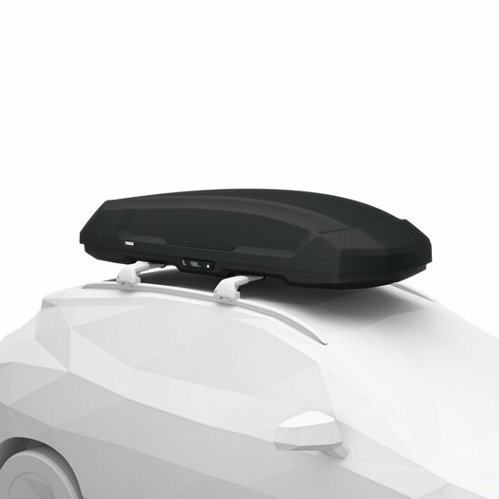 Thule dakkoffer Force 3 XL 500 liter - Mat zwart