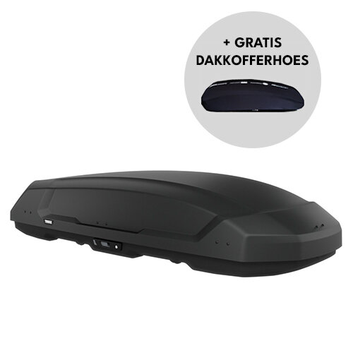 Thule dakkoffer Force 3 XL 500 liter - Mat zwart