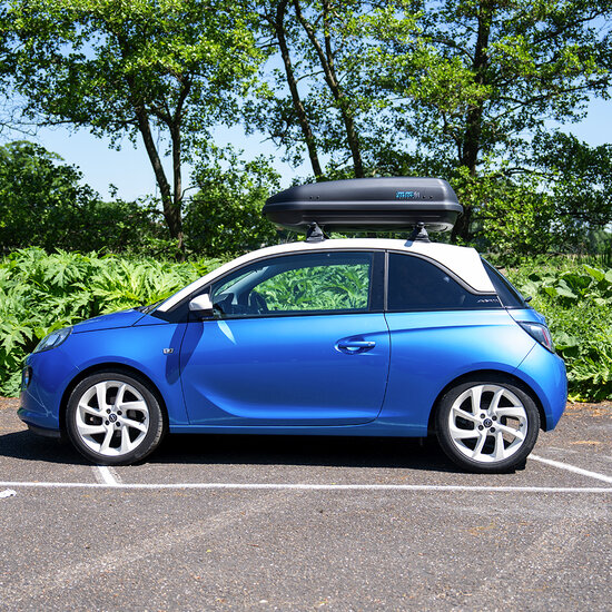 Dakkoffer PerfectFit 400 Liter + dakdragers Dacia Logan MCV Stationwagon vanaf 2013